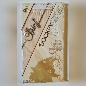 Vintage Jockey "For Her" 1982 100% Combed Cotton Brief Size 8/Hip 45-47" New